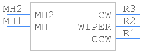 P260T-S1BS3CB100K - TT Electronics - PCB symbol