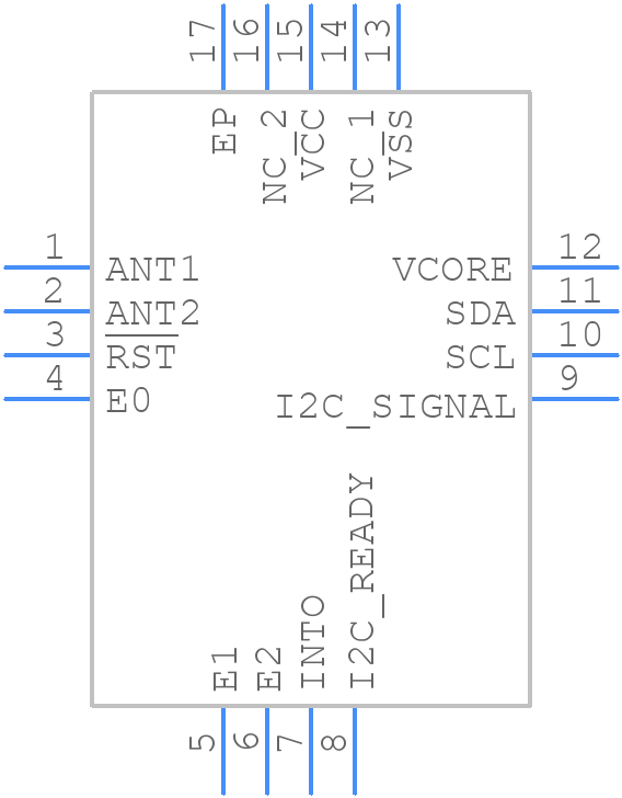 RF430CL331HIRGTR - Texas Instruments - PCB symbol