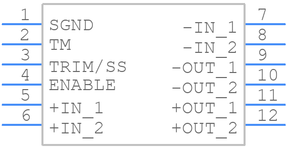 PI3110-01-HVIZ - VICOR - PCB symbol