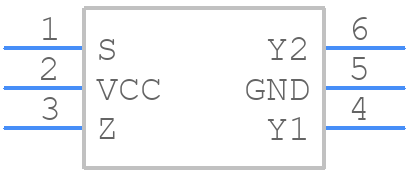 XS3A1T5157GMX - Nexperia - PCB symbol