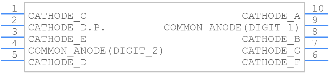 LTD-4608JS - Lite-On - PCB symbol