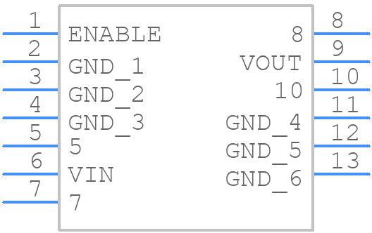 U3V70X - Pololu - PCB symbol