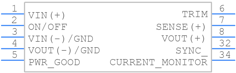 i7C4W008A120V-0C3-R - TDK Lambda - PCB symbol