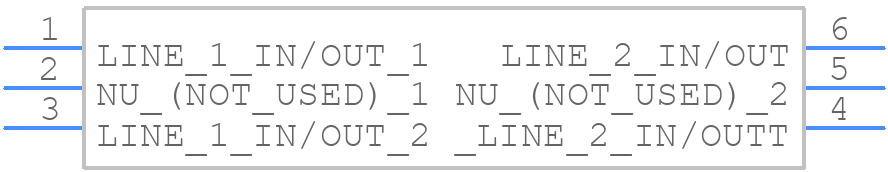 TBU-DB055-100-WH-Q - Bourns - PCB symbol