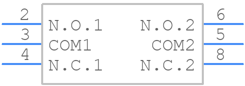 12246038X778 - Apem - PCB symbol