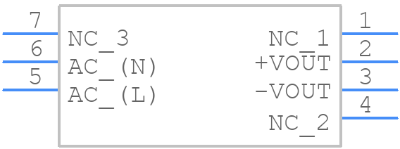 TMLM04109 - Traco Power - PCB symbol