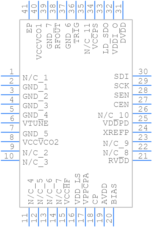 HMC767LP6CETR - Analog Devices - PCB symbol