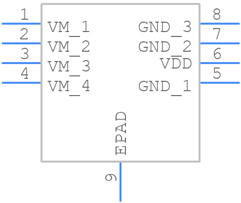 XB8089D - Xysemi - PCB symbol