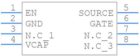 LM74500QDDFRQ1 - Texas Instruments - PCB symbol