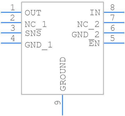 TLV76760QWDRBRQ1 - Texas Instruments - PCB symbol