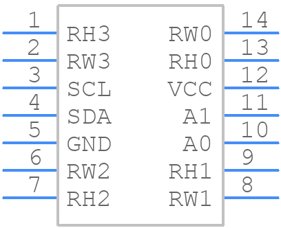 ISL90841UIV1427Z-TK - Renesas Electronics - PCB symbol