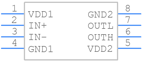 NCD57080CDR2G - onsemi - PCB symbol