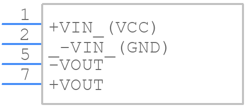 TMV 2-2403SHI - Traco Power - PCB symbol