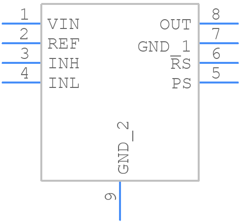 LTC2965CDD#PBF - Analog Devices - PCB symbol