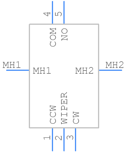 PRS11R-215F-S103B1 - Bourns - PCB symbol