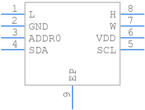 MAX5395NATA+ - Analog Devices - PCB symbol
