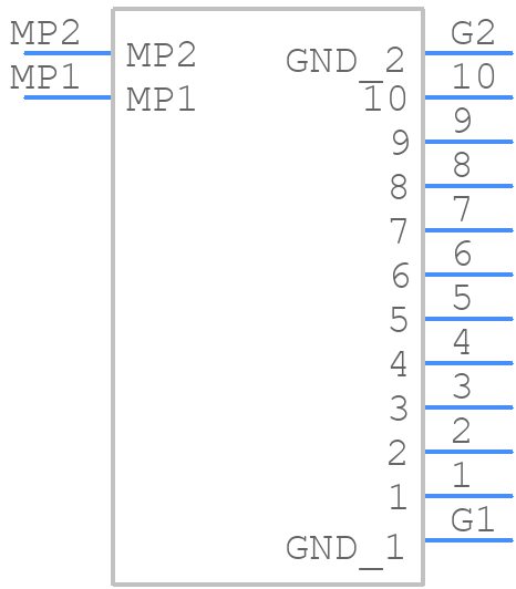 200485-0610 - Molex - PCB symbol