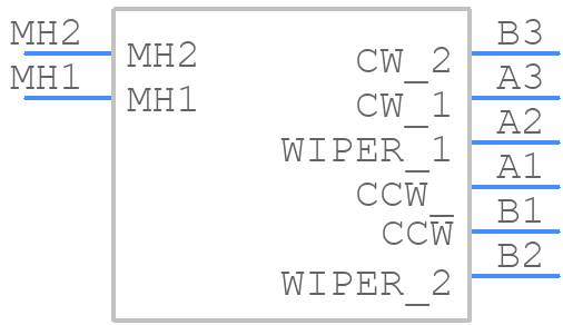 PRS12R-2115S-103B1 - Bourns - PCB symbol