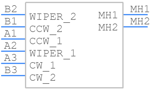 PRS12R-4015F-103B1 - Bourns - PCB symbol