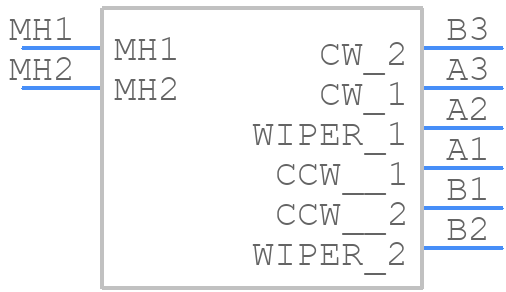 PRS12R-2025F-103B1 - Bourns - PCB symbol