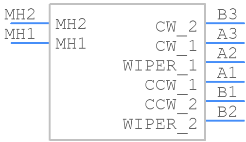 PRS12R-2025S-103B1 - Bourns - PCB symbol