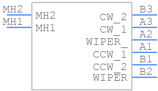 PRS12R-2125F-103B1 - Bourns - PCB symbol