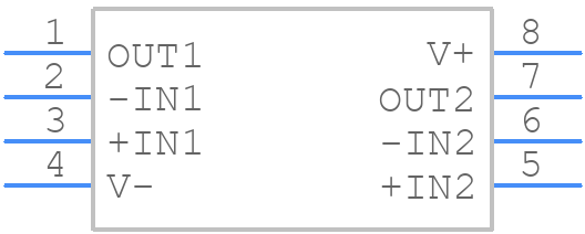 AD826ARZ-REEL7 - Analog Devices - PCB symbol