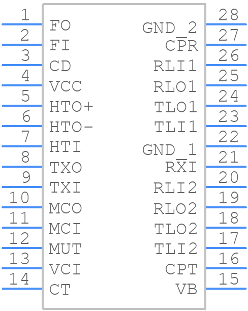 TS34118CS28 RDG - Taiwan Semiconductor - PCB symbol