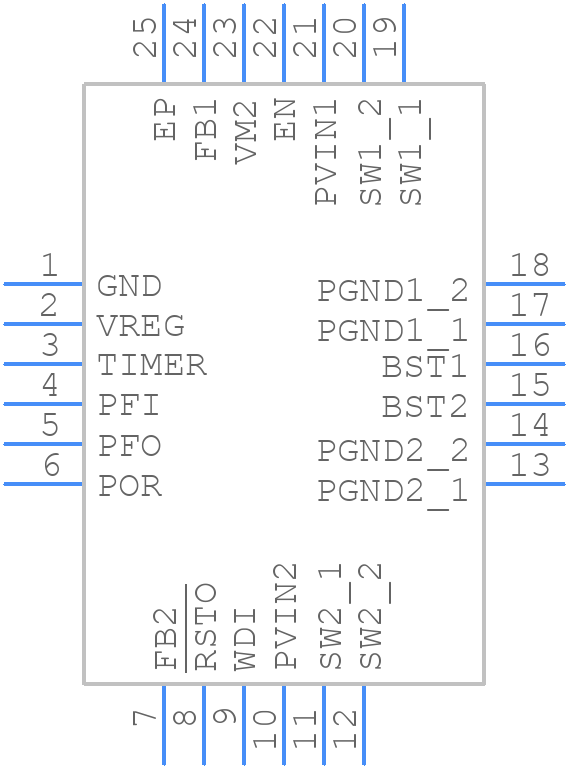 ADP2311ACPZ-4-R7 - Analog Devices - PCB symbol