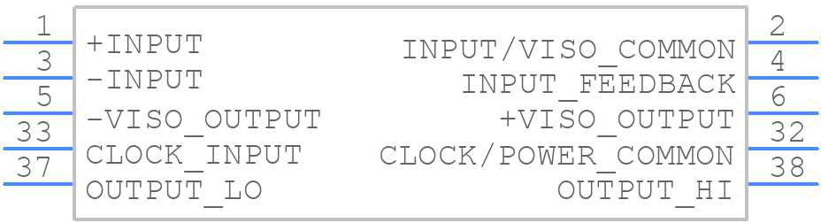 AD204JY - Analog Devices - PCB symbol