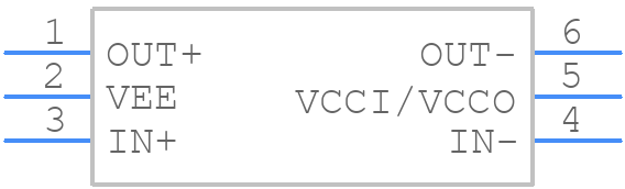 TLV3604DCKT - Texas Instruments - PCB symbol