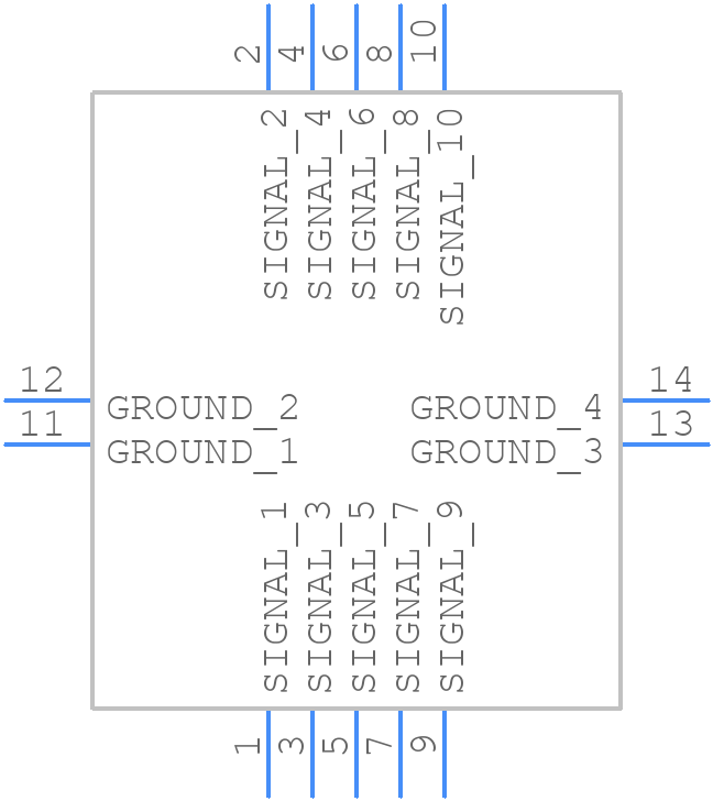 DF40GB-10DP-0.4V(51) - Hirose - PCB symbol