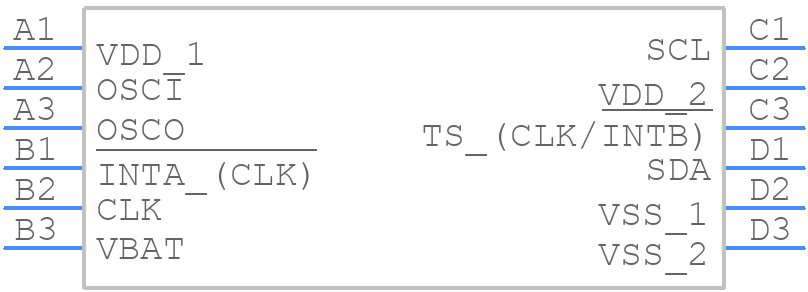 PCF85263AUKZ - NXP - PCB symbol