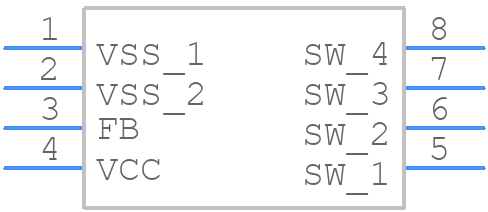 HT7A6322 - Holtek - PCB symbol