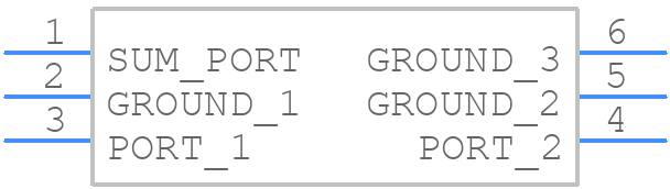 TRPS2-232-75+ - Mini-Circuits - PCB symbol