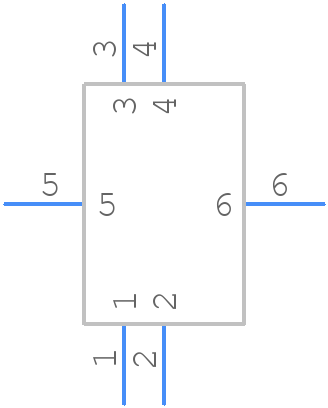 1053122204 - Molex - PCB symbol