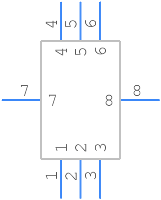 1053121206 - Molex - PCB symbol