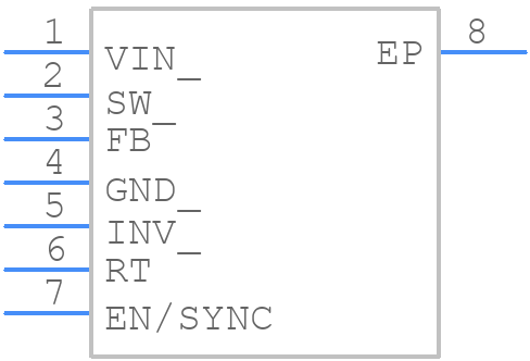 BD9060HFP-CTR - ROHM Semiconductor - PCB symbol