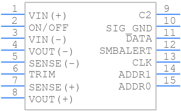 E48SK12038NRDH - Delta Electronics - PCB symbol