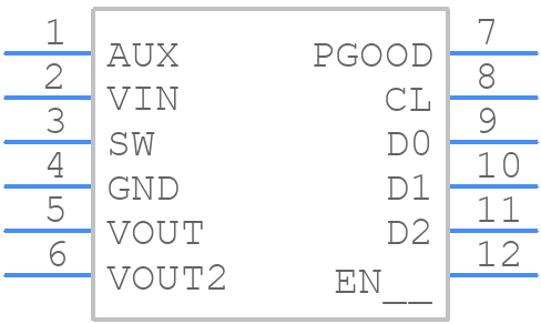 ST1PS02BQTR - STMicroelectronics - PCB symbol