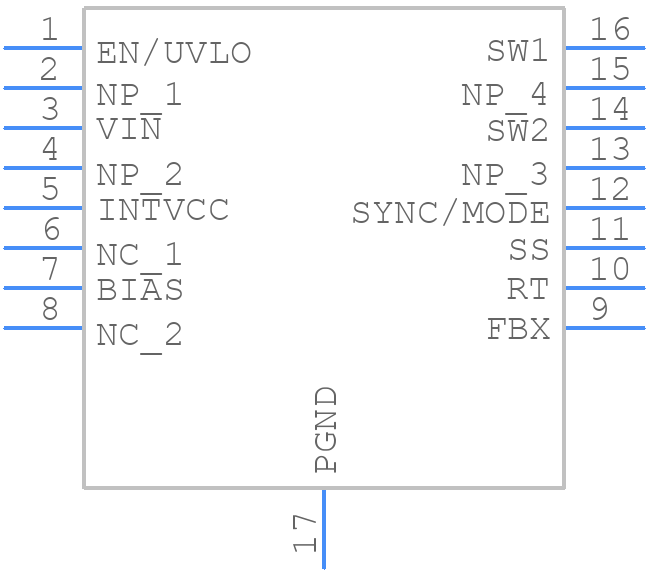 LT8331IMSE#PBF - Analog Devices - PCB symbol