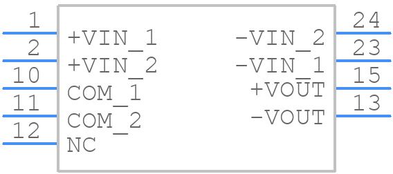 REC3-0515DRW/H4/C/M - RECOM Power - PCB symbol