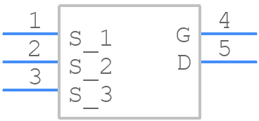 NVMFS5C680NLT1G - onsemi - PCB symbol