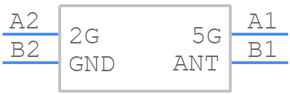 DIP2450-01D3 - STMicroelectronics - PCB symbol