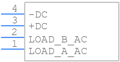 CXE240D5R - CRYDOM - PCB symbol