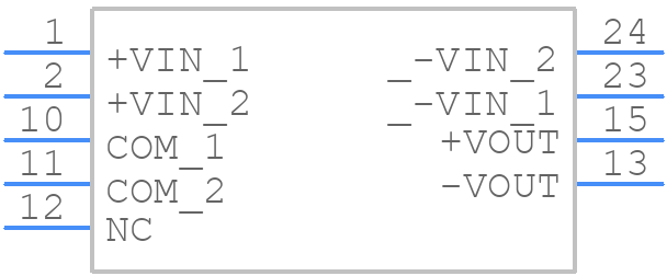 REC6-2415DRW/R10/C - RECOM Power - PCB symbol