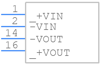 RHV3-2405S/R20 - RECOM Power - PCB symbol
