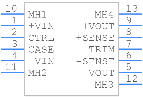 RP240H-11012SRW/N - RECOM Power - PCB symbol