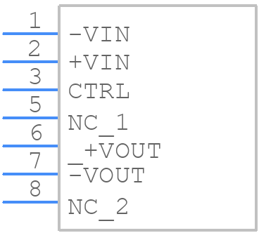 RSO-0505S/H3 - RECOM Power - PCB symbol