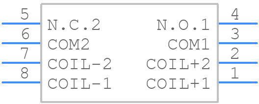 DE1a1b-L2-5V - Panasonic - PCB symbol
